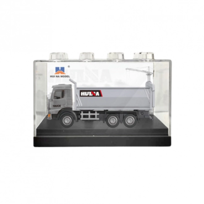 Huina ezüst teherautó modell 1:80