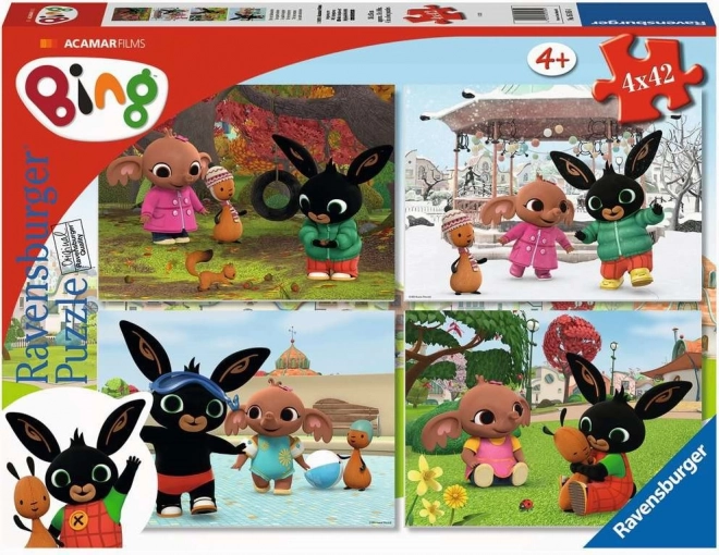 Ravensburger Bing Puzzle 4x42 darabos szett