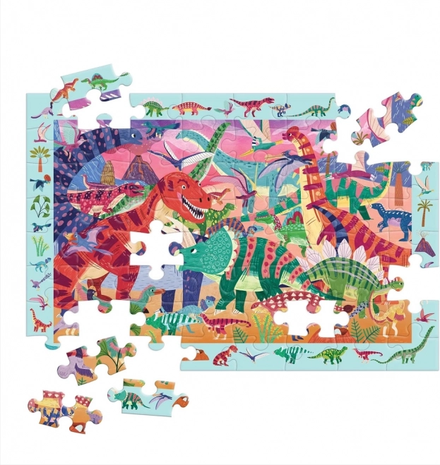Fenséges Dinoszaurusz Puzzle 64 darab