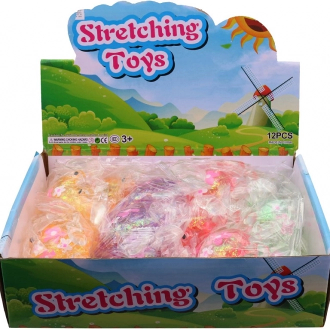 Gumis rák 9 cm díszdobozban