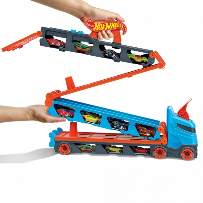 Hot Wheels versenyszállító 2 az 1-ben