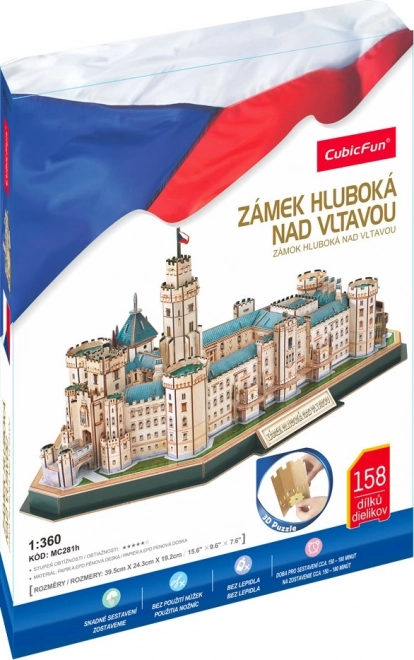 CubicFun 3D puzzle Hluboká kastély