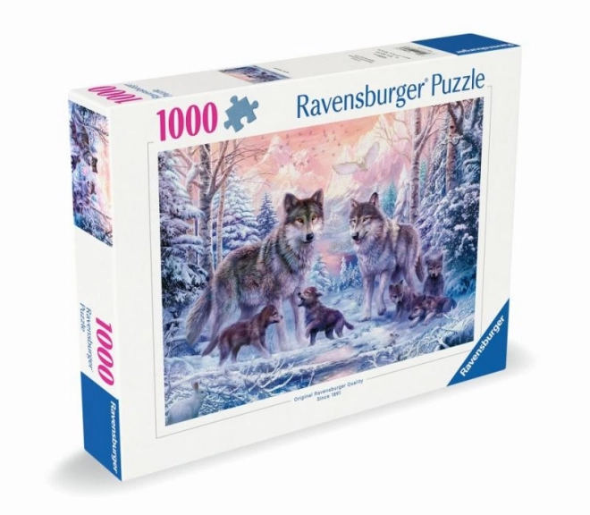 Arktiszi farkasok Ravensburger puzzle 1000 darabos