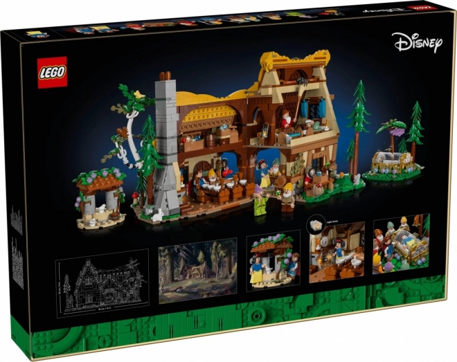 Disney Hófehérke és a hét törpe házikó LEGO készlet