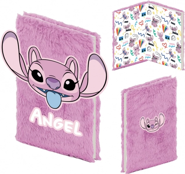 Plüss spirálfüzet Lilo & Stitch – Angel