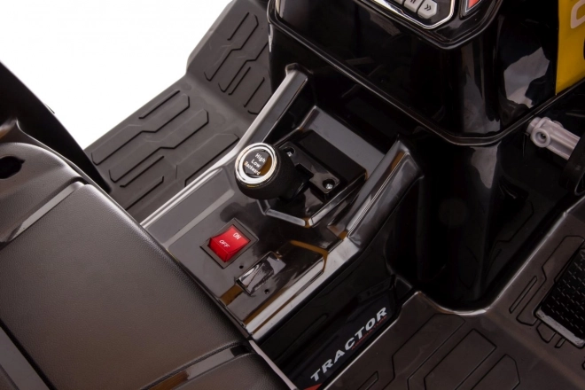 Gyerek traktor sárga pótkocsival