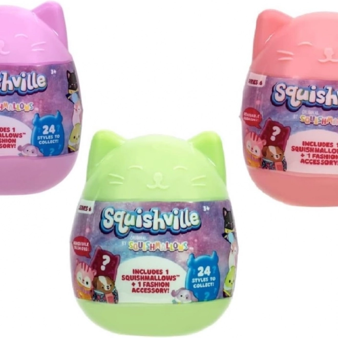 Plüss mini Squishville kapszulában