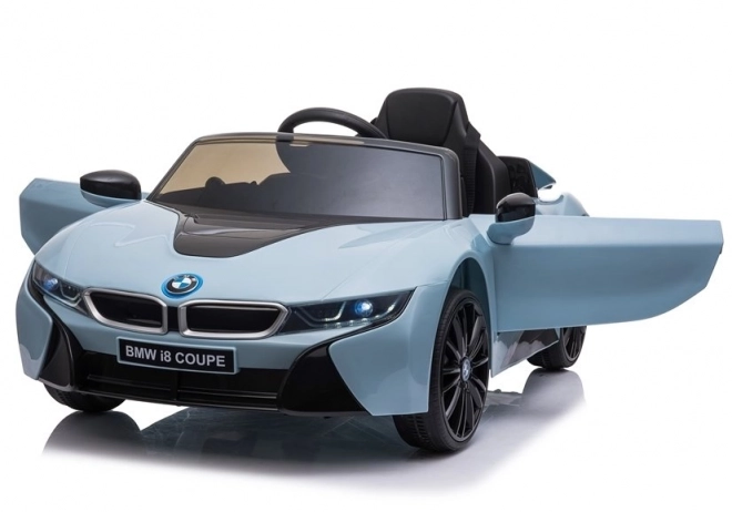 Akkumulátoros autó BMW I8 gyerekeknek kék színben