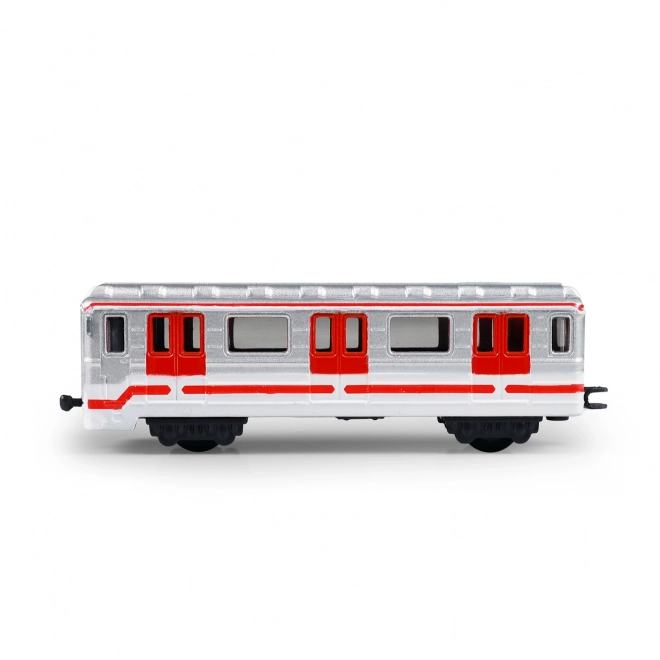 Praha metró - fém miniatűr 8 cm