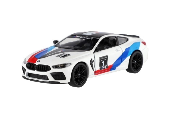 Kinsmart bmw m8 competition coupé autó modell