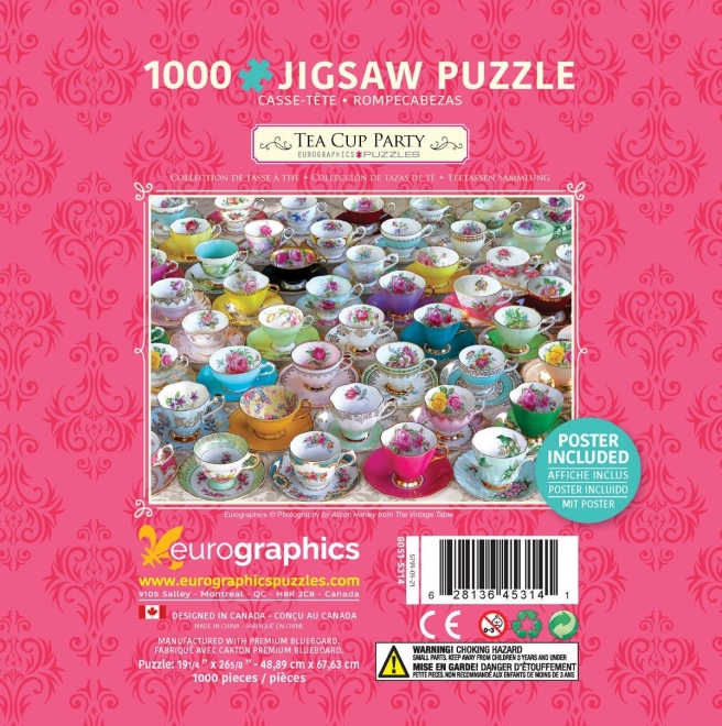 Társasjáték puzzle gyűjtemény csészevarázs 1000 darabos