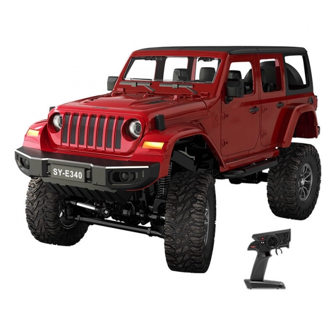 Távirányítós Jeep Crawler Pro terepjáró - piros