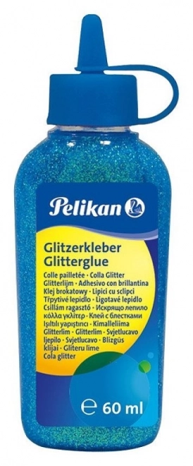 Pelikan csillámos ragasztó 60ml türkiz