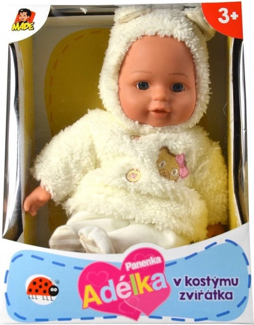 Állatos baba 30 cm