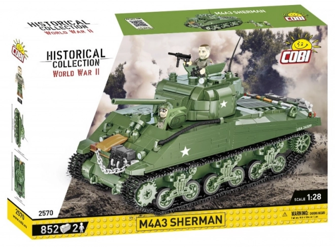 Sherman M4A3 tank készlet COBI II. világháború