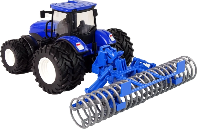 Összecsukható tárcsás munkagép és világító lámpák