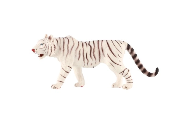 Fehér indiai tigris figura 14cm műanyag