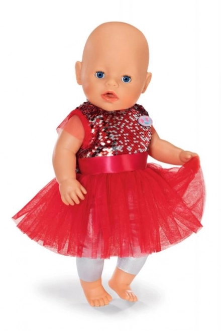 Baby Born karácsonyi ruha, 43 cm