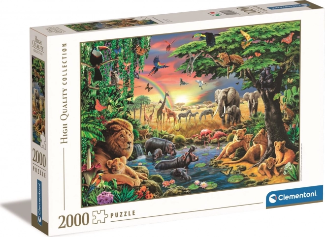 Afrikai találkozás 2000 darabos puzzle