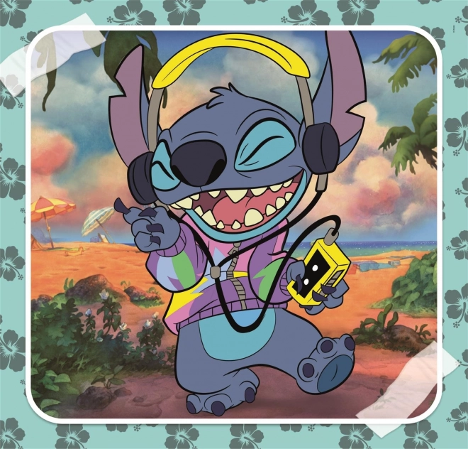 Stitch puzzle 3x48 darabos