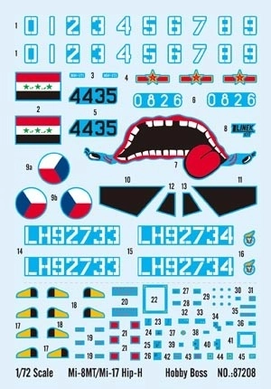 Mi-8MT/Mi-17 Hip-H helikopter makett