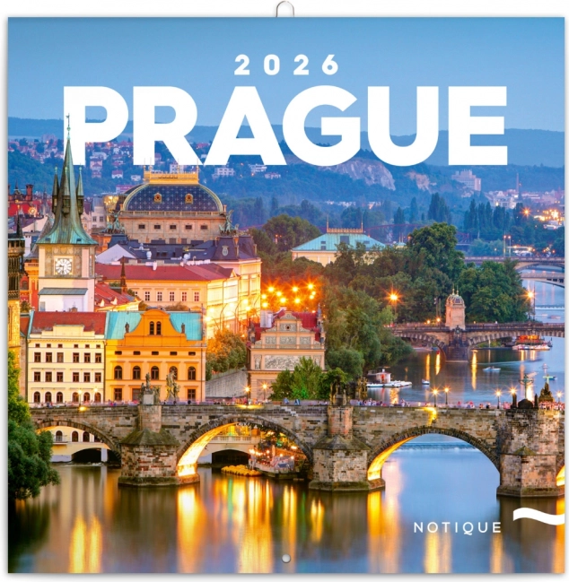 Prága 2026 jegyzetnaptár