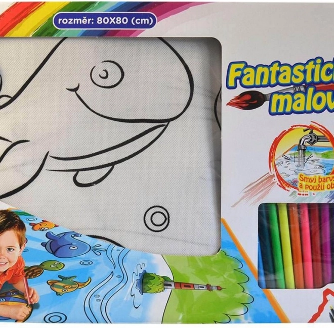 MaDe varázslatos festészet filctollakkal színes