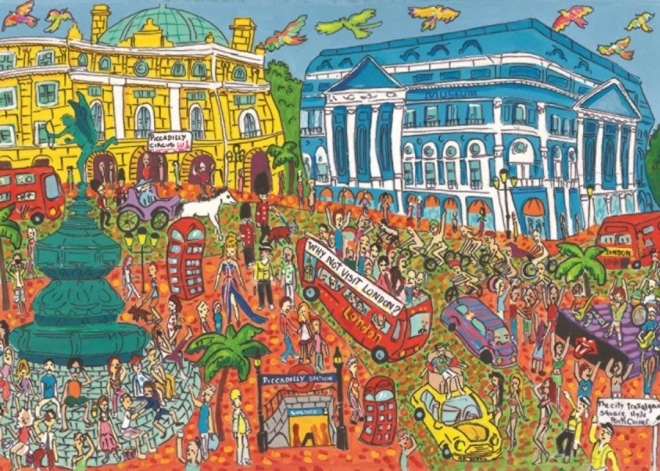 Piccadilly Circus londoni puzzle 1000 darabos