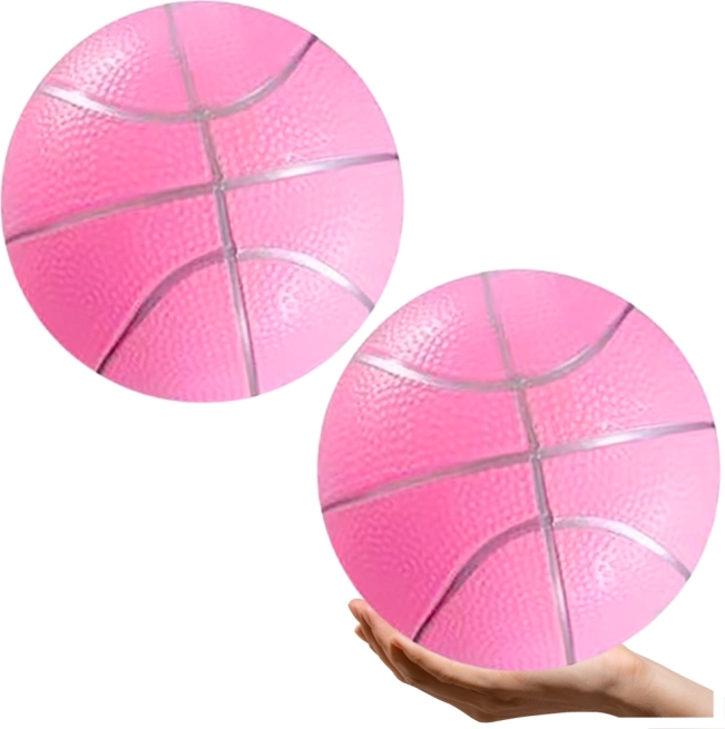 Pasztell rózsaszín strandlabda 20 cm