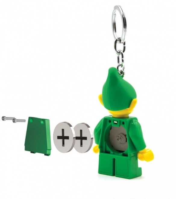 Kulcstartó LED lámpával LEGO Elf