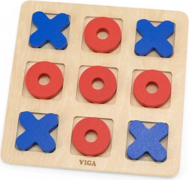 Viga Fa Klasszikus Tic-Tac-Toe Játék