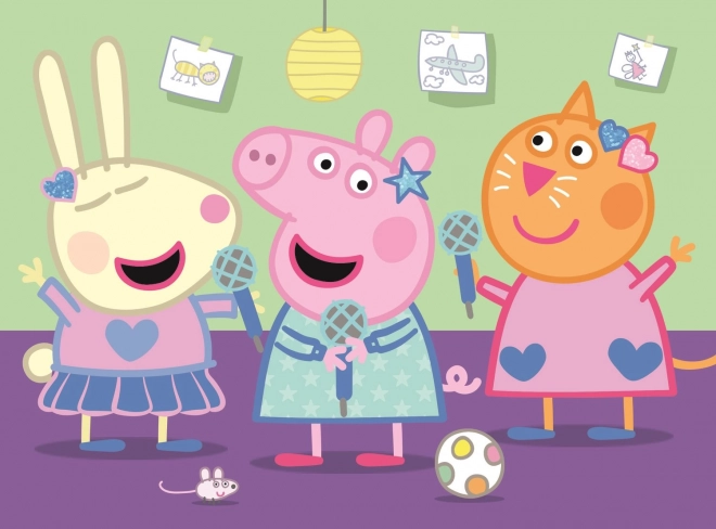 Peppa malac karaoke puzzle - 20 darabos