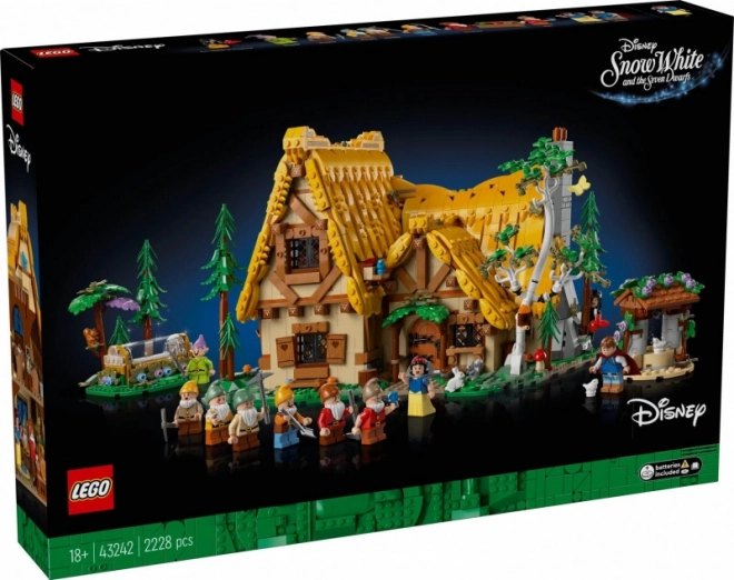 Disney Hófehérke és a hét törpe házikó LEGO készlet