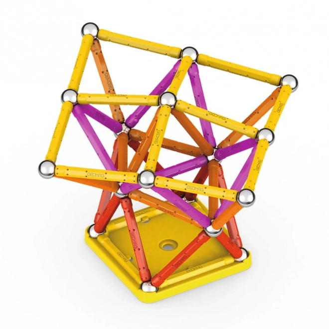Geomag mágneses építőjátékok klasszikus újrahasznosított 93 darab narancssárga