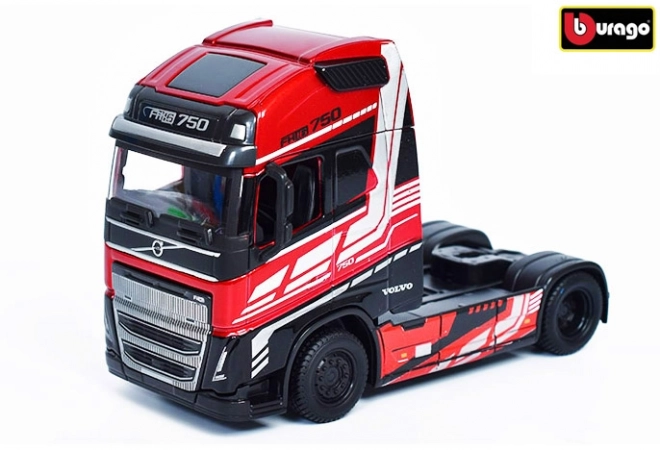 Bburago 1:43 volvo fh16 globetrotter 750 xxl - piros