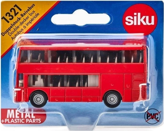 SIKU emeletes busz – fém modell