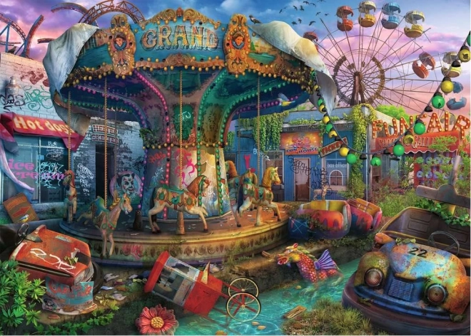 Ravensburger Elfeledett Vidámpark Puzzle 1000 darabos