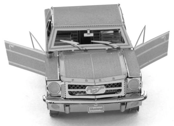 fém föld 3D puzzle Ford Mustang 1965