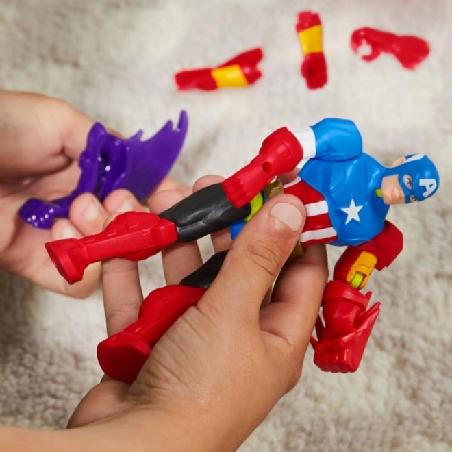 Avengers Mixmashers Amerika Kapitány figura