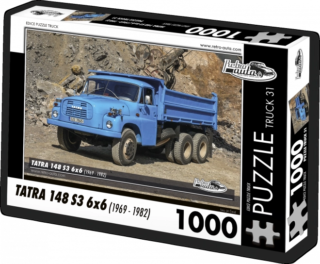 Retro-autós puzzle Tatra 148 S3 6x6 teherautó