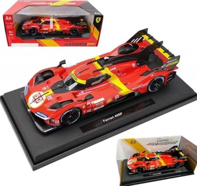 Bburago Ferrari Racing piros modellautó