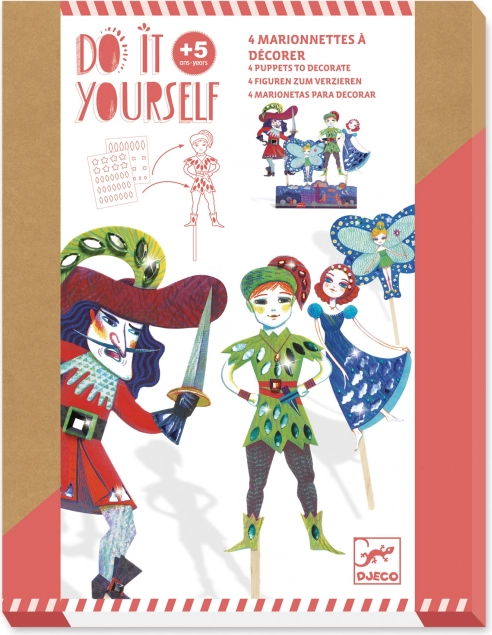 DIY Bábok Peter Pan a Djeco-tól