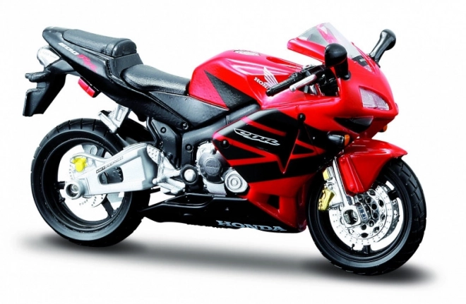 Fémből készült Honda CBR 600RR motorkerékpár modell állvánnyal 1/18