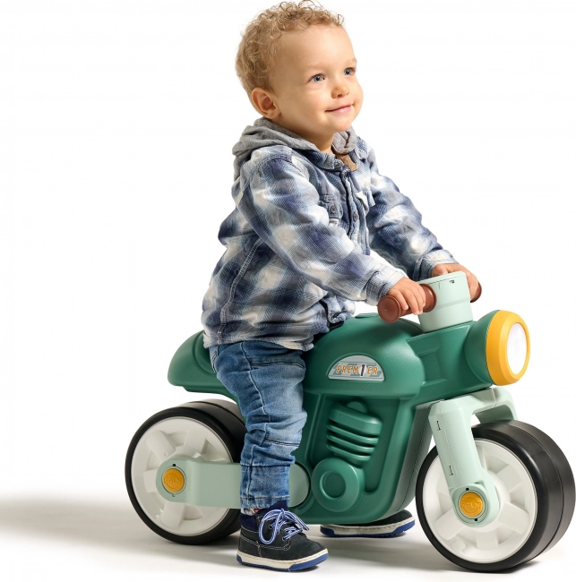 Falk gyerek futóbicikli motor Retro zöld