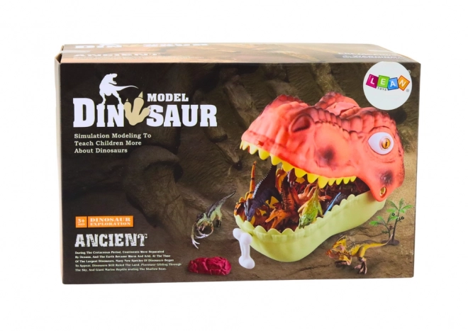 Dinoszaurusz figura készlet - Zöld Dinoszaurusz