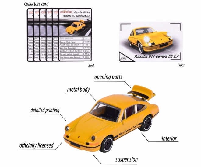 Majorette Porsche prémium autók - 6 féle