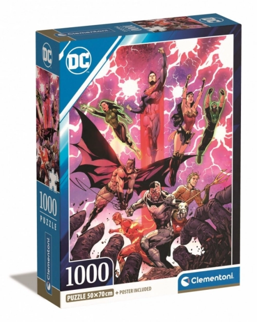 dc comics igazság ligája 1000 darabos puzzle