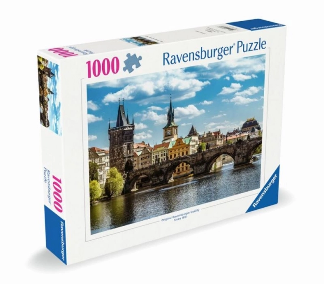 Prága: Kilátás a Károly-hídra – 1000 db-os puzzle