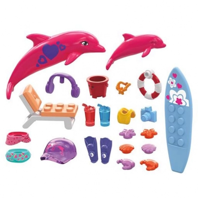 Mega Bloks Barbie delfin kaland