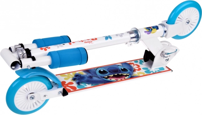 Összecsukható roller Disney STITCH fehér gyermekeknek 50 kg-ig